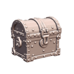 28mm DND Ironbound Treasure Chest for RPG Terrain MineeForm FDM 3D Print STL File