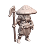 28mm DND Mushroom Forest Shaman Fantasy Miniature MineeForm FDM 3D Print STL File