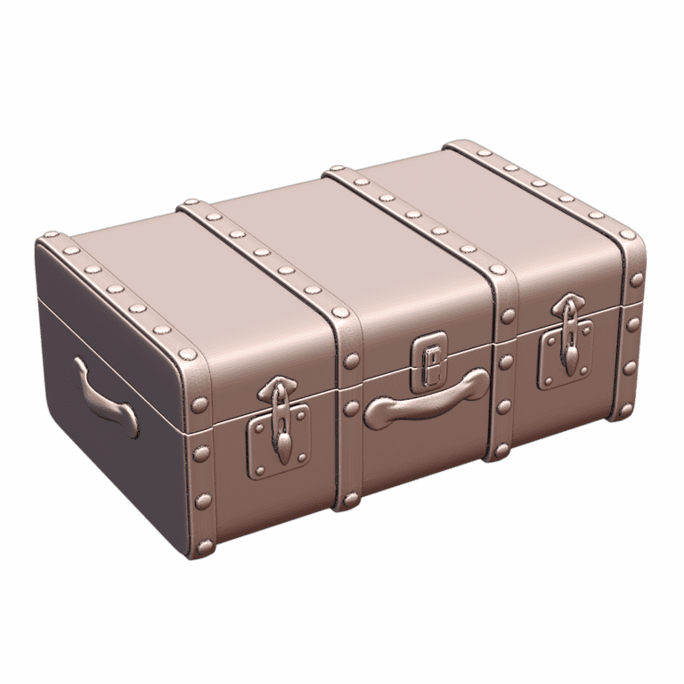 28mm Fantasy Mini Miniature Suitcase Harry Potter Inspired for DND Tabletop Wargame Terrain MineeForm FDM 3D Print STL File MineeForm FDM 3D Print STL File