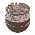 Animal Cell Educational Model with Removable Organelles MineeForm FDM 3D Print STL File MineeForm FDM 3D Print STL File