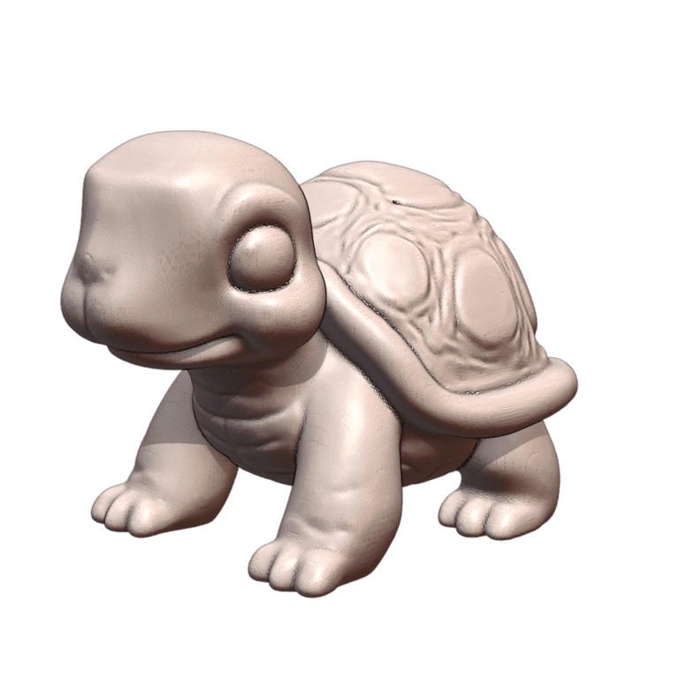 Cute Baby Tortoise Figure MineeForm FDM 3D Print STL File