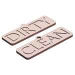 Dishwasher Clean Dirty Sign with 8mm x 2mm Magnet MineeForm FDM 3D Print STL File MineeForm FDM 3D Print STL File