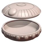 Frieza Spaceship Container with Removable Lid Inspired by Dragon Ball Z MineeForm FDM 3D Print STL File