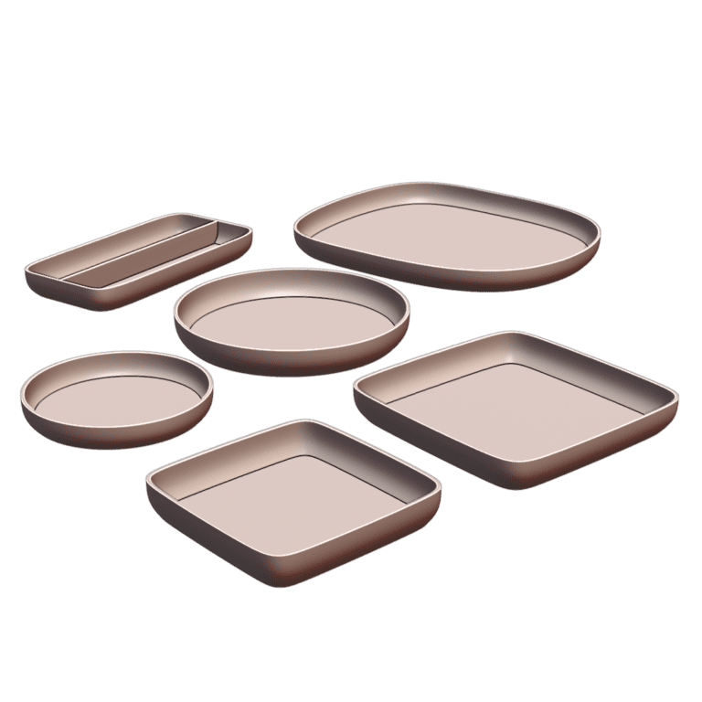 Kitchen Tray Set for Coffee Machine, Oil Jug, Spices and More MineeForm FDM 3D Print STL File MineeForm FDM 3D Print STL File