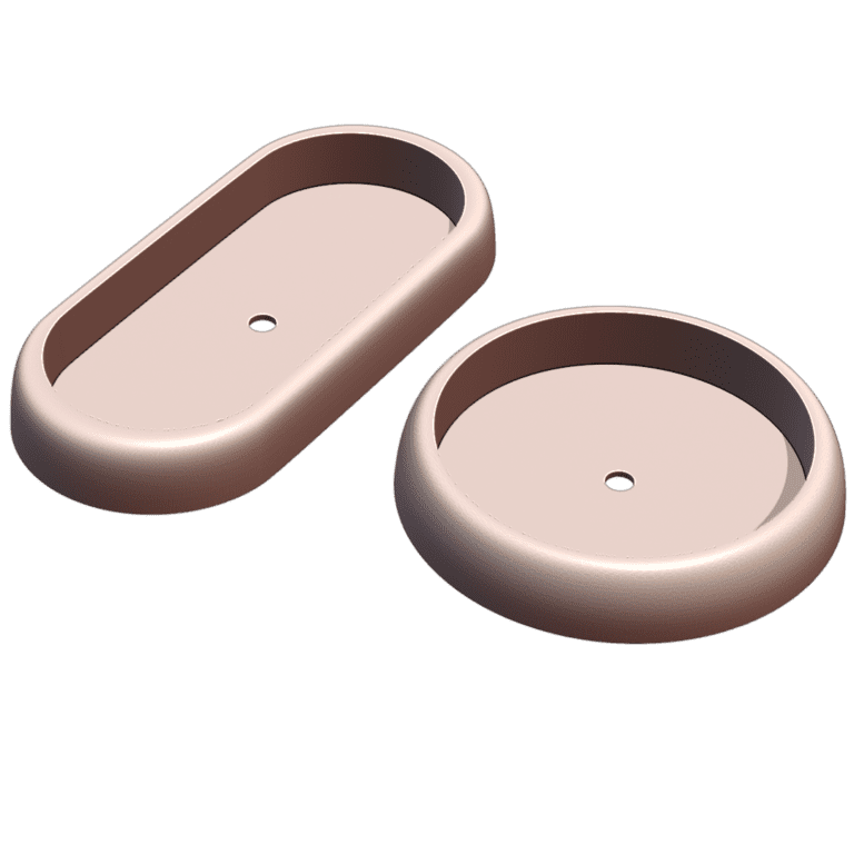 Minimalist Zen Moss Bonsai Dish Set for Desk or Home Decor MineeForm FDM 3D Print STL File MineeForm FDM 3D Print STL File