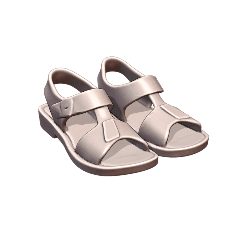 24th Scale Car Model Casual Sandals for Realistic Dioramas MineeForm FDM 3D Print STL File