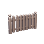 24th Scale Model Classic Wooden Fence