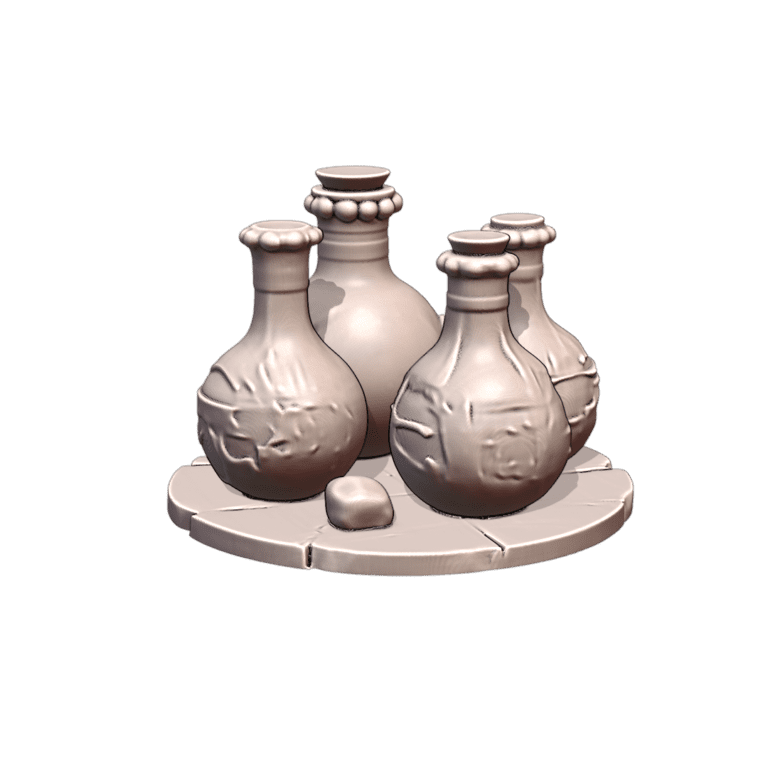 28mm DND Alchemist's Potion Collection for Fantasy Settings