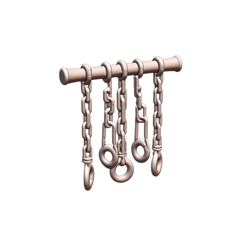 28mm DND Chain Hanger Accessory for Dungeon Terrain MineeForm FDM 3D Print STL File