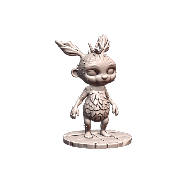 28mm DND Cute Furry Imp Sprite Fantasy Miniature MineeForm FDM 3D Print STL File