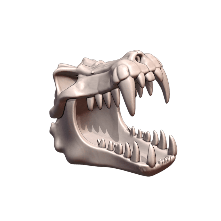 28mm DND Dragon Skull Terrain Piece for Epic Battlefields MineeForm FDM 3D Print STL File