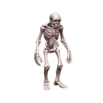 28mm DND Fantasy Mini Classic Undead Skeleton Figure MineeForm FDM 3D Print STL File