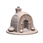 28mm DND Fantasy Terrain Igloo Style Baking Oven