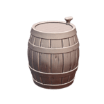 28mm DND Fantasy Terrain Rustic Traveler Tavern Wine Barrel MineeForm FDM 3D Print STL File