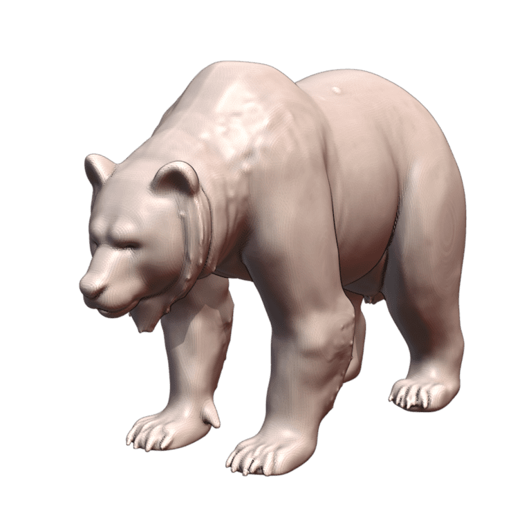 28mm DND Forest Bear Beast Fantasy Miniature MineeForm FDM 3D Print STL File