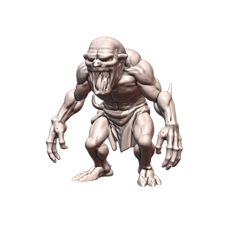 28mm DND Hideous Twisted Goblin Horror Fantasy Miniature MineeForm FDM 3D Print STL File