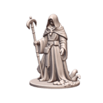 28mm DND Mysterious Faceless Sorcerer of the Dark Forest MineeForm FDM 3D Print STL File