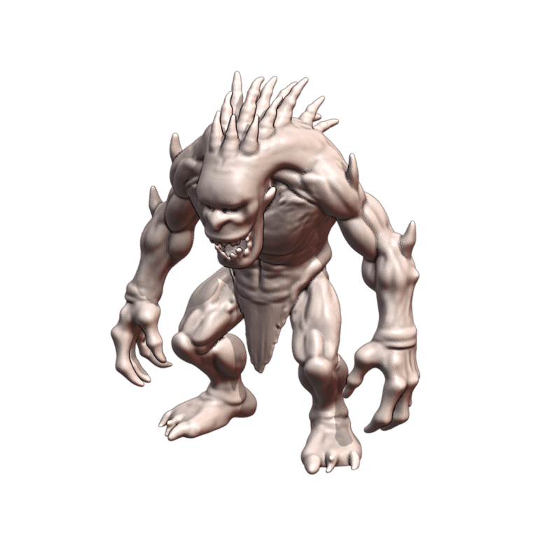 28mm DND Savage Fiendish Creature Fantasy Miniature MineeForm FDM 3D Print STL File