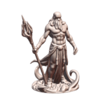 28mm DND Sea God Fantasy Miniature MineeForm FDM 3D Print STL File