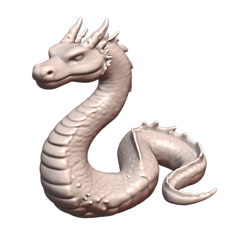 28mm DND Serpent Dragon Fantasy Miniature MineeForm FDM 3D Print STL File