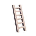 28mm DND Simple Wooden Ladder Model MineeForm FDM 3D Print STL File