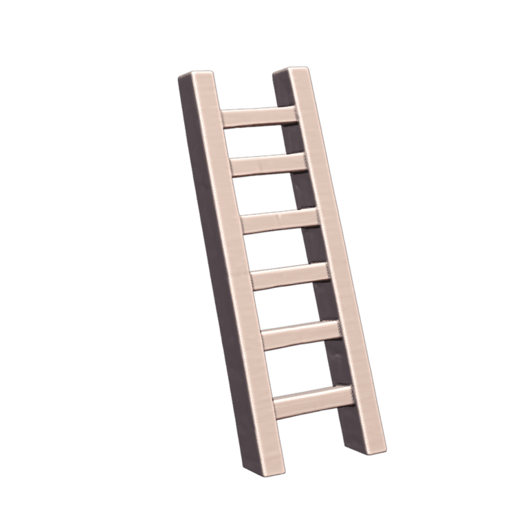 28mm DND Simple Wooden Ladder Model MineeForm FDM 3D Print STL File