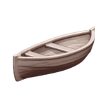 28mm DND Small Simple Fishing Boat for River or Lake Terrains MineeForm FDM 3D Print STL File