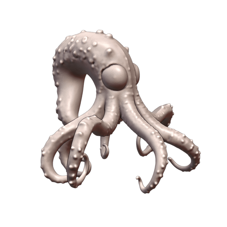 28mm Sci-Fi Alien Kraken for Interstellar Battles MineeForm FDM 3D Print STL File