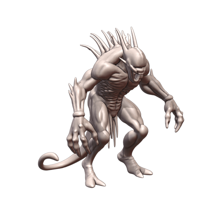 28mm Sci-Fi Bioengineered Horror for Tabletop Gaming MineeForm FDM 3D Print STL File