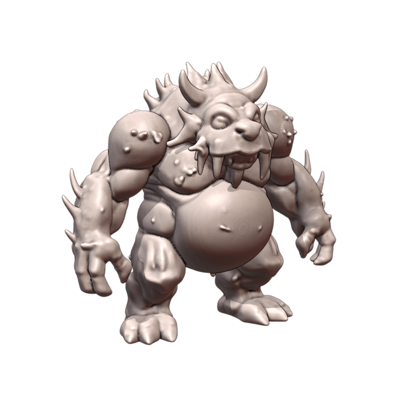 28mm Sci-Fi Bulbous Mutant Beast for Alien Encounters MineeForm FDM 3D Print STL File