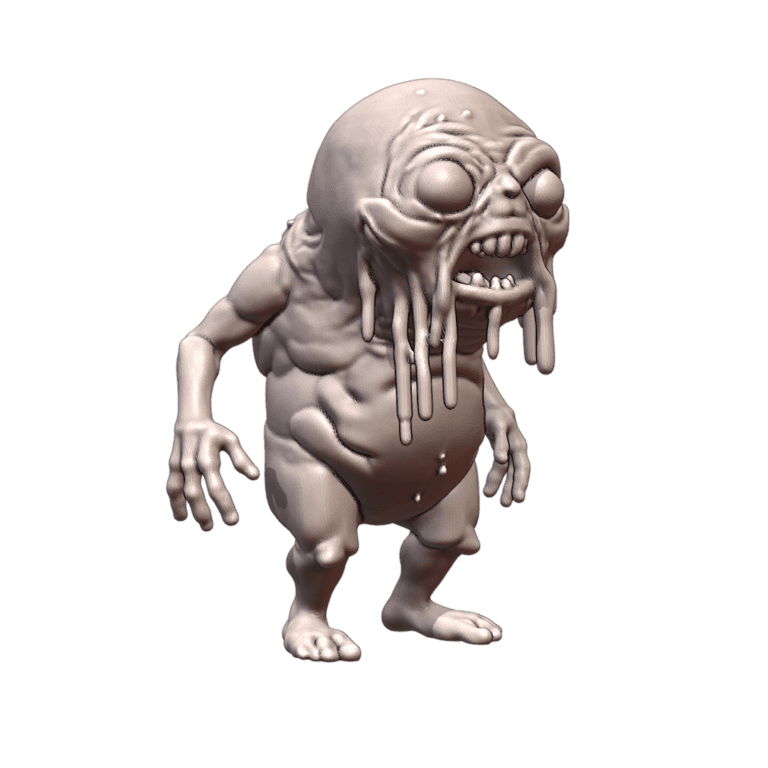 28mm Sci-Fi Giant Mutant Grotesque Slime Beast MineeForm FDM 3D Print STL File