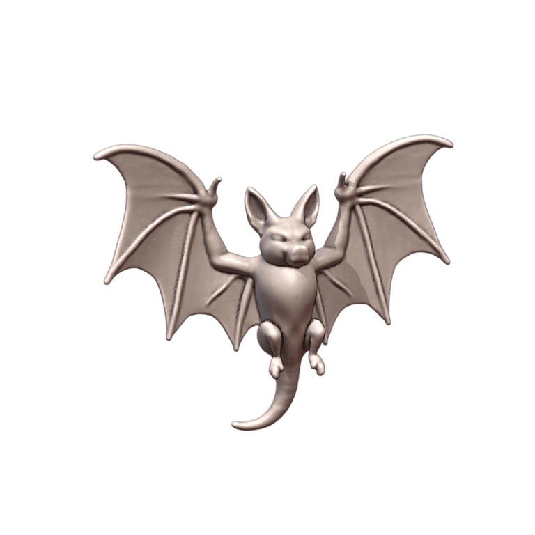 28mm Sci-Fi Mischievous Bat for Enchanted Encounters MineeForm FDM 3D Print STL File