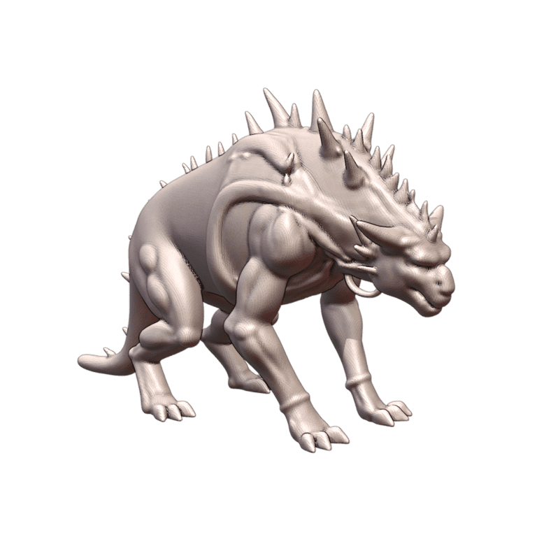 28mm Sci-Fi Savage Alien Warbeast for Tabletop Gaming MineeForm FDM 3D Print STL File