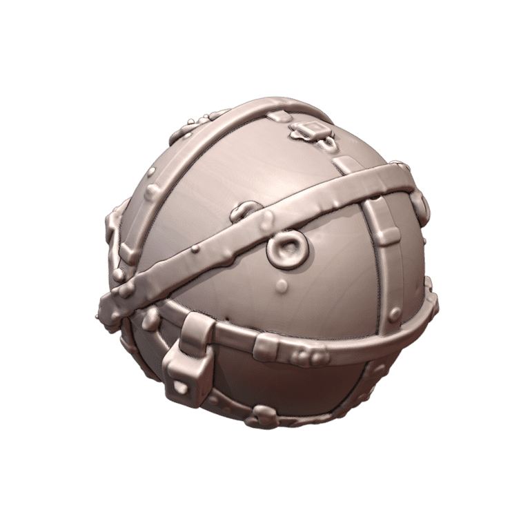 28mm Sci-Fi Secure Transport Ball for Galactic Trade MineeForm FDM 3D Print STL File