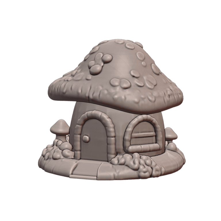 Fairy Garden Charming Mushroom House with Rustic Details