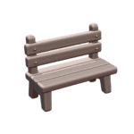 Fairy Garden Classic Wooden Bench for Outdoor Decor