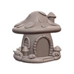 Fairy Garden Enchanted Mushroom House for Miniature Scenes MineeForm FDM 3D Print STL File