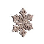 Holiday Christmas Decor Classic Snowflake Ornament