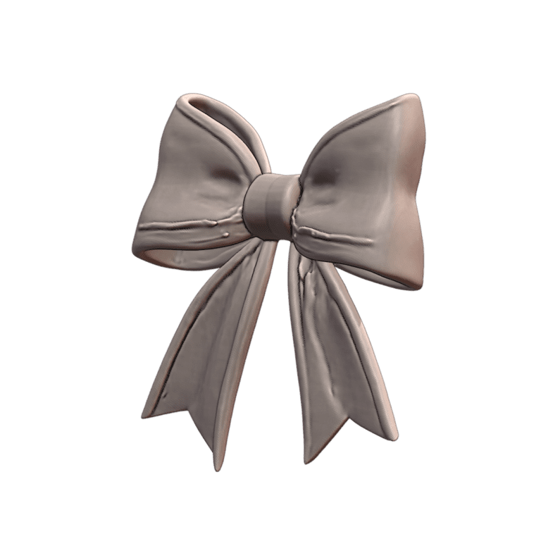 Holiday Decor Festive Bow Ornament for Christmas Display MineeForm FDM 3D Print STL File