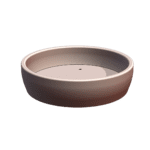 Minimalist Circular Bonsai Pot with Central Drain