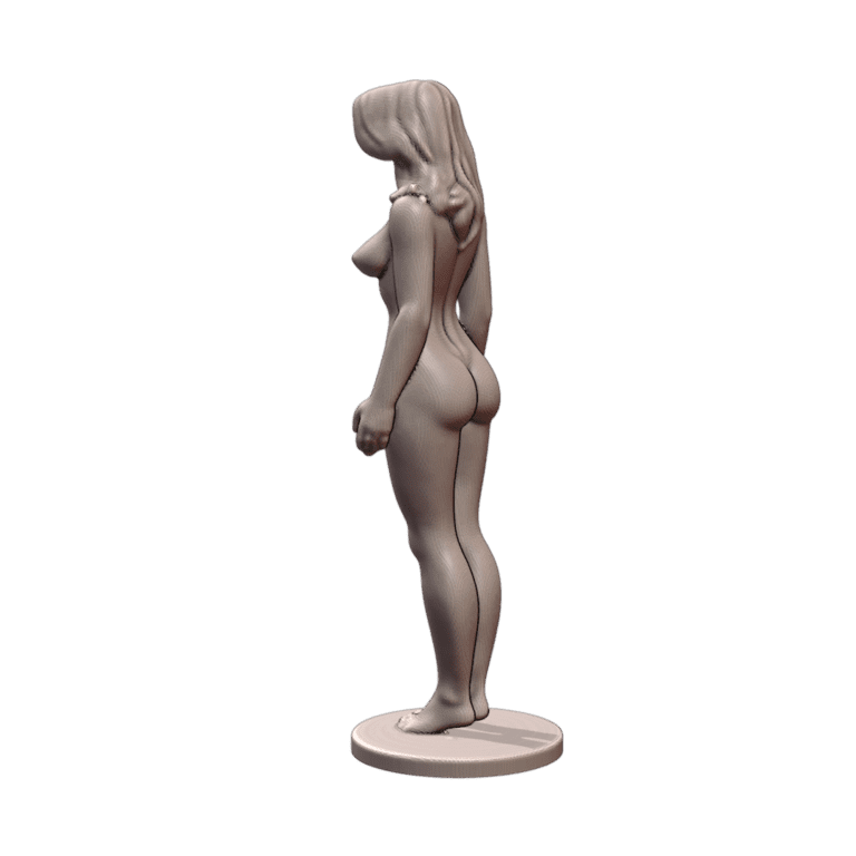 NSFW Artistic Nude Woman Sculpture for Collectors MineeForm FDM 3D Print STL File