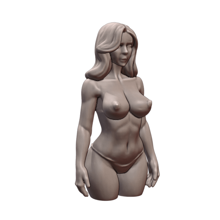 NSFW Classic Nude Wife Woman Torso Model for Art Display MineeForm FDM 3D Print STL File