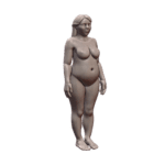 NSFW Realistic Nude Female Figurine with Natural Curves