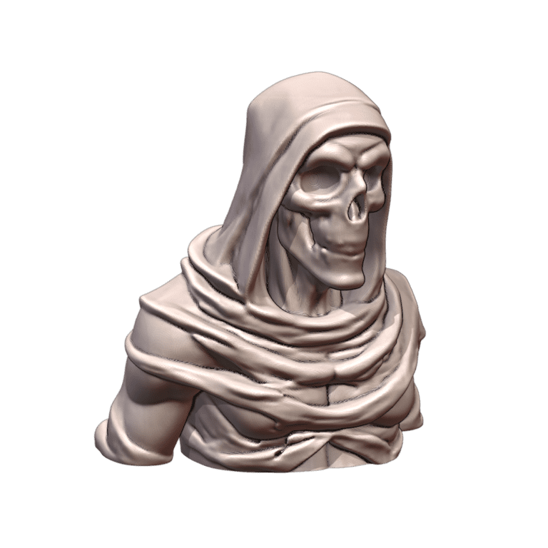 Quarter Scale Grim Reaper Skull Bust Collectible