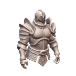 Quarter Scale Noble Paladin Armor Bust Sculpture