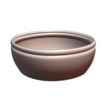 Round Beveled Bonsai Planter for Indoor Gardening