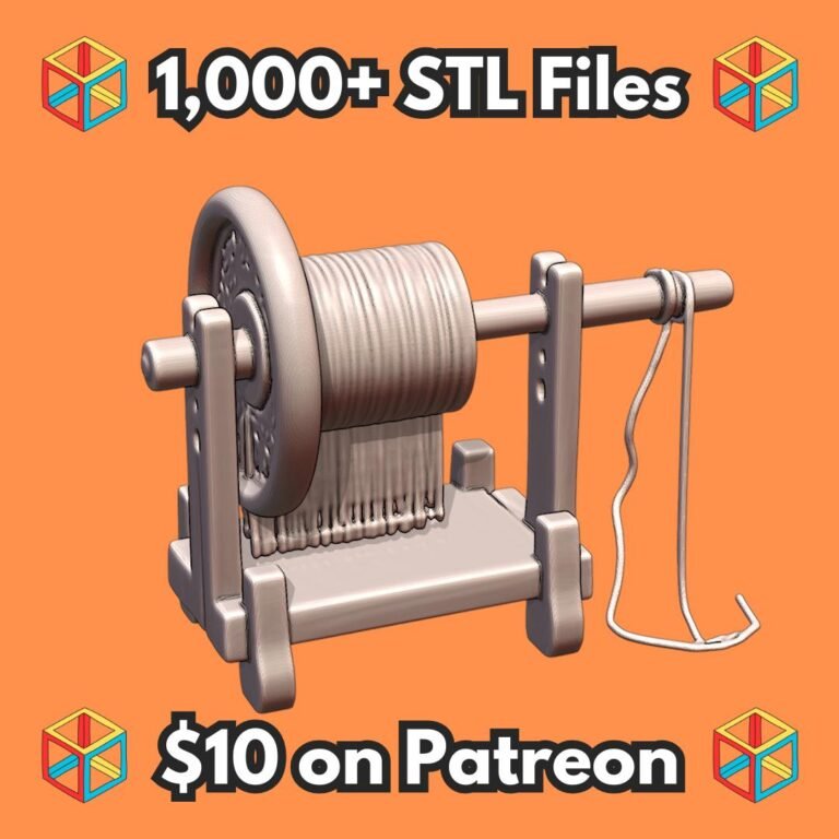 28mm DND Artisan's Spinning Wheel for Textile Production in RPG MineeForm FDM 3D Print STL File