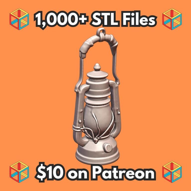 28mm DND Detailed Medieval Oil Lamp for Tavern Settings MineeForm FDM 3D Print STL File