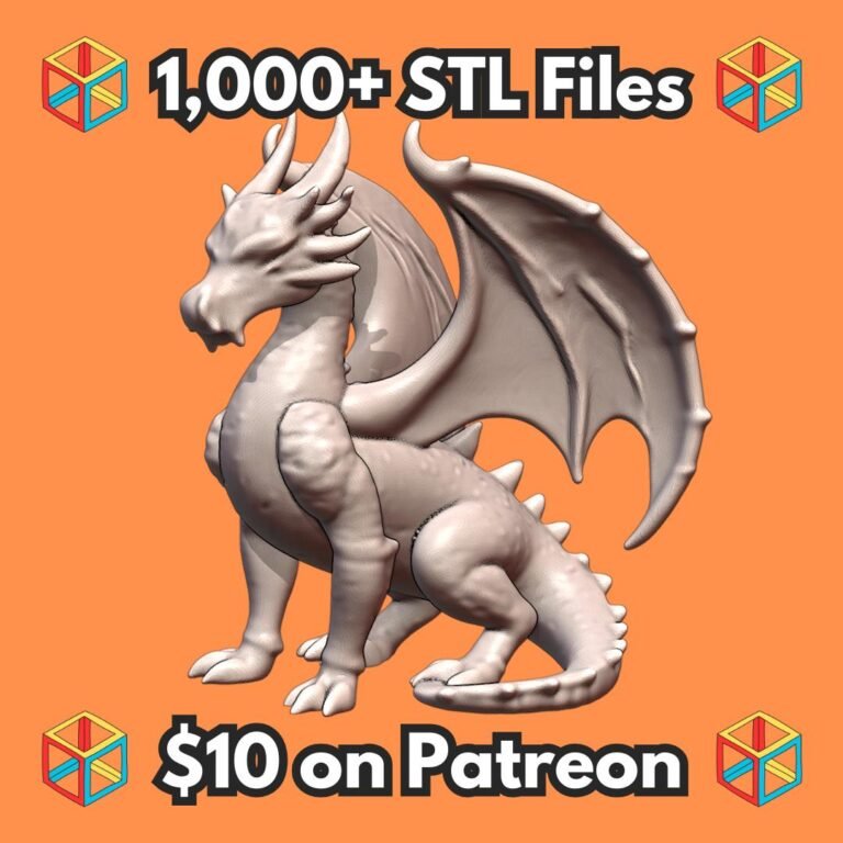 28mm DND Heroic Gallant Fearless Dragon Champion Fantasy Mini MineeForm FDM 3D Print STL File