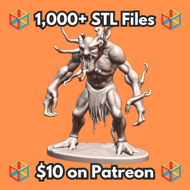 28mm DND Twisted Woods Eldritch Tree Shaman Fantasy Miniature MineeForm FDM 3D Print STL File
